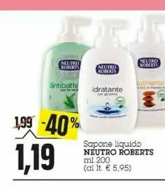 Emi Supermercati Neutro Roberts Sapone liquido offerta