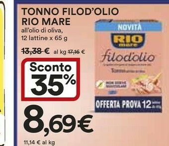 Coop Rio Mare Tonno Rio mare offerta