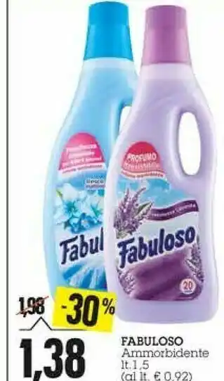 Emi Supermercati Fabuloso Ammorbidente offerta