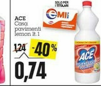 Emi Supermercati Ace Candeggina offerta