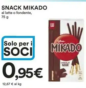 Coop Mikado Mikado Snack Al Latte O Fondente offerta