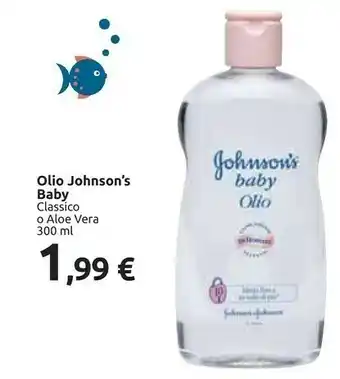 Carrefour Johnson's Baby Johnson's Baby Olio Classico O Aloe Vera 300 Ml offerta