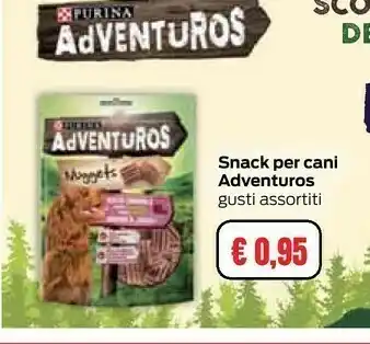 Carrefour Purina Adventurossnack Per Cani Nuggets offerta