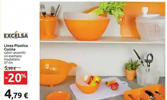 Carrefour Excelsa Linea Plastica Cucina offerta