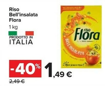 Carrefour Riso flora Flora Bell'Insalata offerta