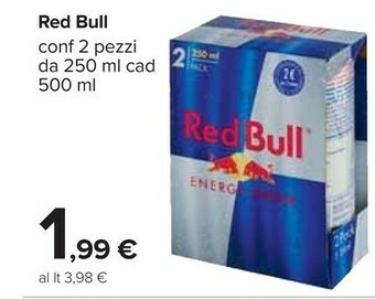 Carrefour Red bull Energy Drink 250 G(ml) offerta