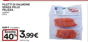 Coop Pelizza Pelizza Filetti Di Salmone Senza Pelle offerta