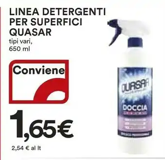 Coop Quasar Linea Detergenti Per Superfici 650 Ml offerta