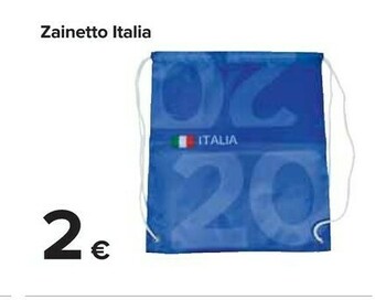 Carrefour Zainetto Italia offerta