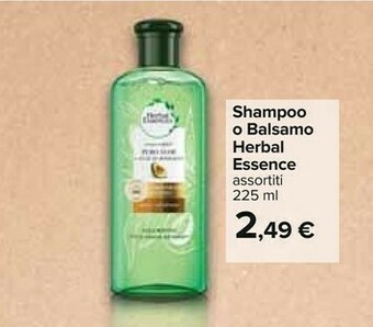 Carrefour Herbal Essences 8001841501932 Shampoo Per Capelli Donna Non Professionale 225 Ml offerta