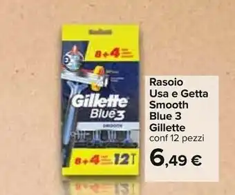 Carrefour Gillette Rasoio Usa E Getta Blue3 offerta