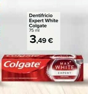 Carrefour Colgate Max White & Protect Dentifricio Antiplacca 75 Ml offerta