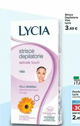 Lycia Strisce Depilatorie Viso