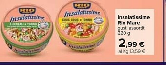 Carrefour Rio Mare Insalatissime 5 Cereali 220 G(ml) offerta