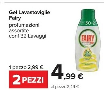 Carrefour Fairy Gel Lavastoviglie offerta