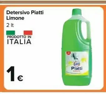 Carrefour Piatti Detersivo Limone 2 It offerta