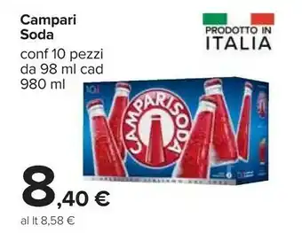 Carrefour Campari Soda 980 G(ml) offerta