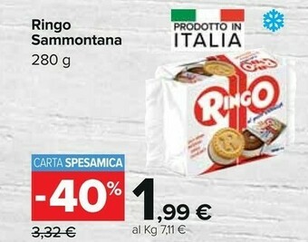 Carrefour Sammontana Ringo offerta