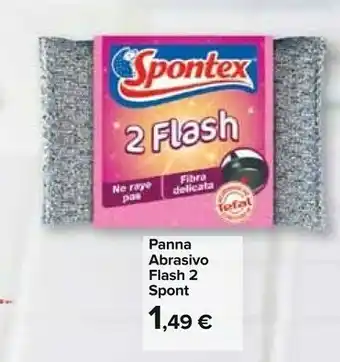 Carrefour Spontex 2 Flash Panna Abrasivo offerta