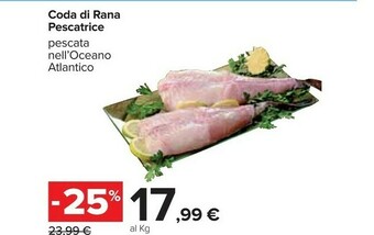 Carrefour Rana Coscia Di Pescata Nell'oceano Atlantico offerta