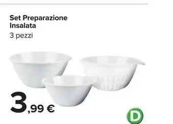 Carrefour Set Preparazione Insalata offerta