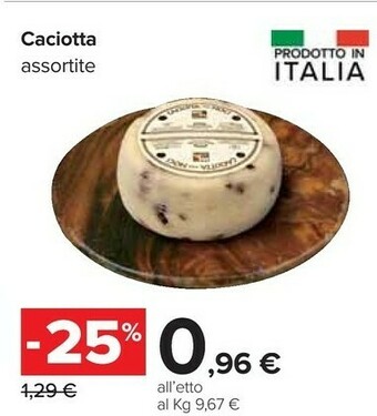 Carrefour Caciotta offerta