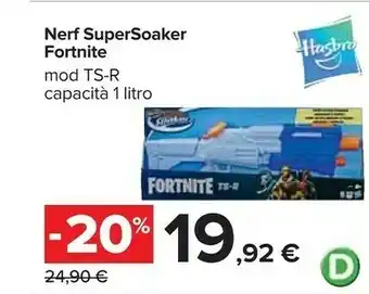 Carrefour Nerf Fortnite Super Soaker offerta
