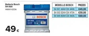 Carrefour Bosch Batteria S4 000 44ah 420a offerta