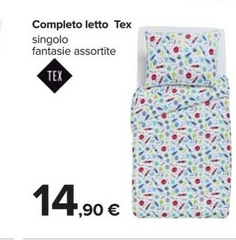 Carrefour Tex Completo Letto offerta