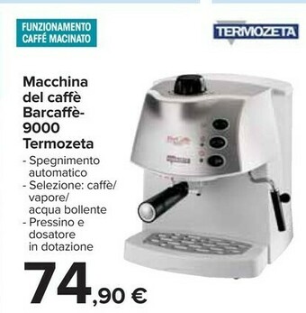 Termozeta Macchina Del Caffè Barcaffè- 9000