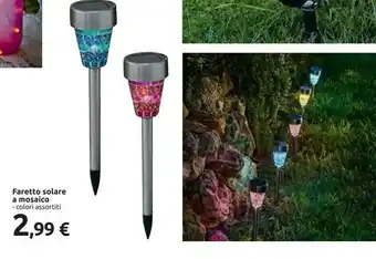 Carrefour Carrefour Faretto Solare Mosaico offerta