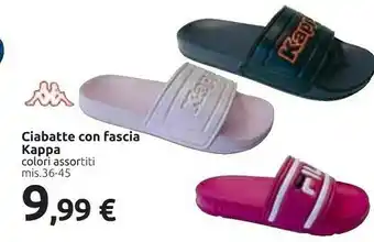 Carrefour Kappa Ciabatte Con Fascia offerta