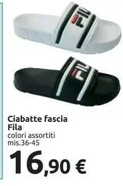 Carrefour Fila Ciabatte Fascia offerta