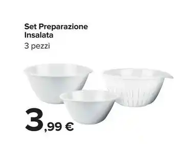 Carrefour Set Preparazione Insalata 3 Pezzi offerta