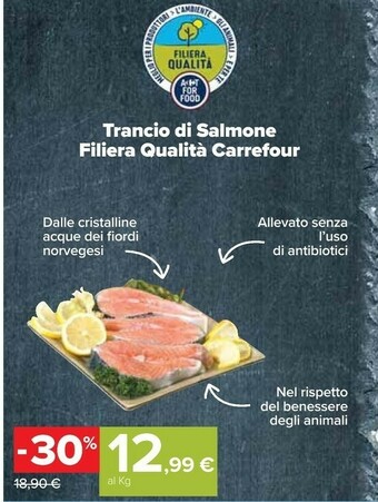 Carrefour Trancio Di Salmone Filiera Qualita Carrefour offerta