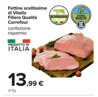 Fettine Sceltissime Di Vitello Filiera Qualita