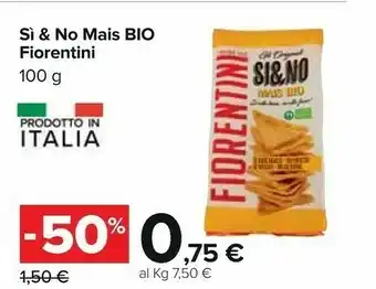 Carrefour Fiorentini Si & No Di Riso 100 G(ml) offerta