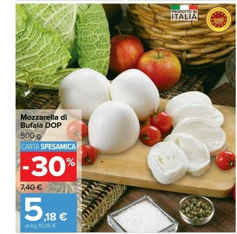 Carrefour Mozzarella Di Bufala Dop offerta