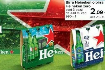 Carrefour Heineken Birra 330 G(ml) offerta