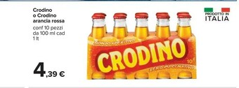 Carrefour Campari Crodino Arancia Rossa offerta