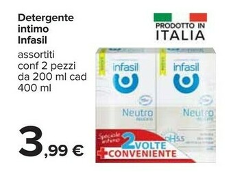 Carrefour Infasil Detergente Intimo offerta