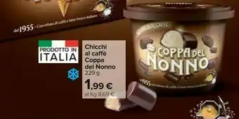 Carrefour Motta Coppa Del Nonno Chicchi Al Caffè 229 G(ml) offerta
