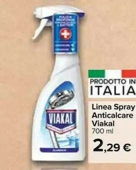 Carrefour Viakal Linea Spray Anticalcare offerta