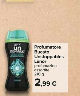 Carrefour Lenor Profumatore Bucato Unstoppables offerta