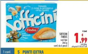 Conad Findus Findus - Sofficini Spinaci Mozzarella 266 g(ml) offerta