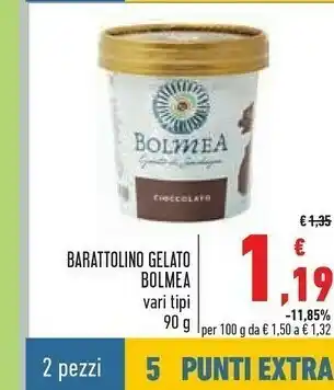 Conad Bolmea Barattolino Gelato 90 G offerta