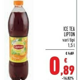 Conad Lipton Tea Lipton - Pesca Ice Tea 1500 g(ml) offerta