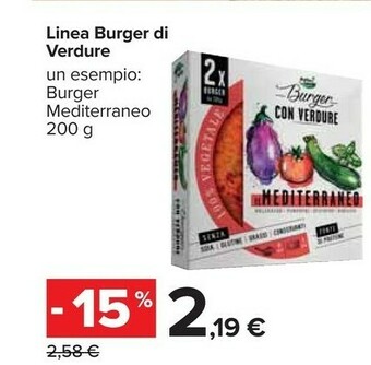 Linea Burger Di Verdure