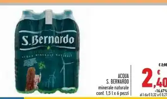 Conad S. bernardo Acqua offerta
