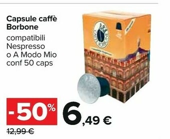 Caffe Borbone Capsule Caffe A Modo Mio